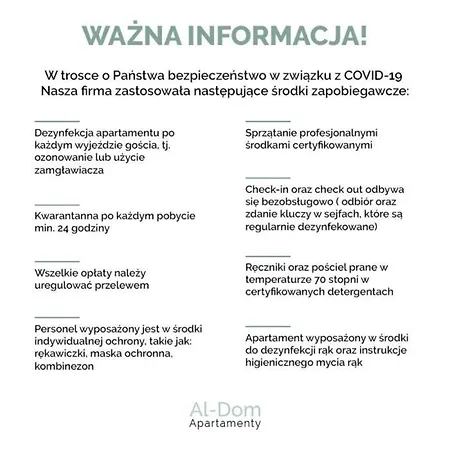 Al-dom Apartament Kasprowicza 101a * Kołobrzeg